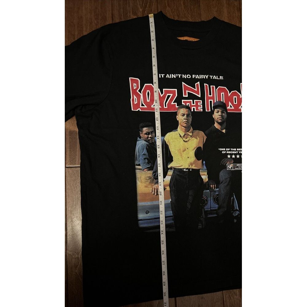 BOYZ N THE HOOD T-Shirt Mens Sz XL Black Film Inspired Shoe Palace Orange‎ Label - Picture 8 of 8